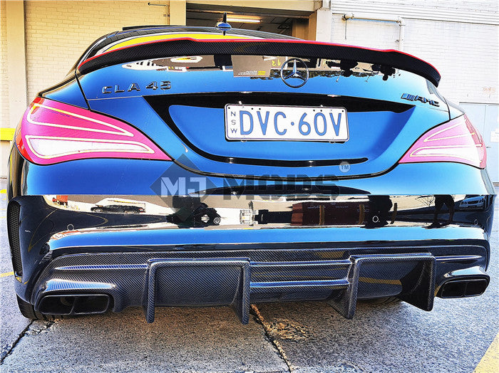 Carbon Fibre Rear Diffuser for Mercedes-Benz【C117 X117】【CLA45 200/220/250 AMG】FD (3787527848010)