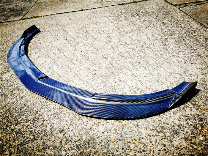 Carbon Fibre Front Bumper Lip for Mercedes-Benz A Class【W176 12-15】【A45 AMG & A180/200/250 AMG Package】【12-RZ Style】 (4150447571018)