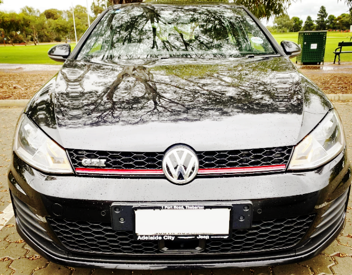 ABS Glossy Black Front Grille For VOLKSWAGEN【Golf 7 GTI】2012-17 (6575533817930)