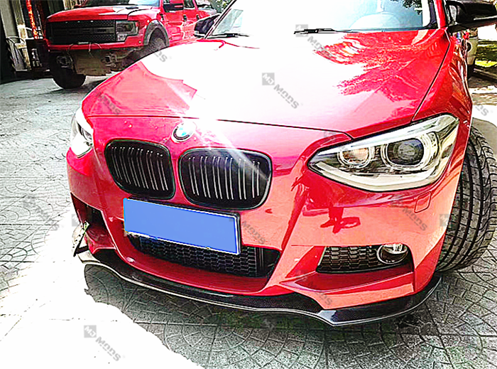 Carbon Fibre Front Bumper Lip for BMW 1 Series【F20 116/118/125 M Sport & M135】【2011-2015】PRE (4320994820170)