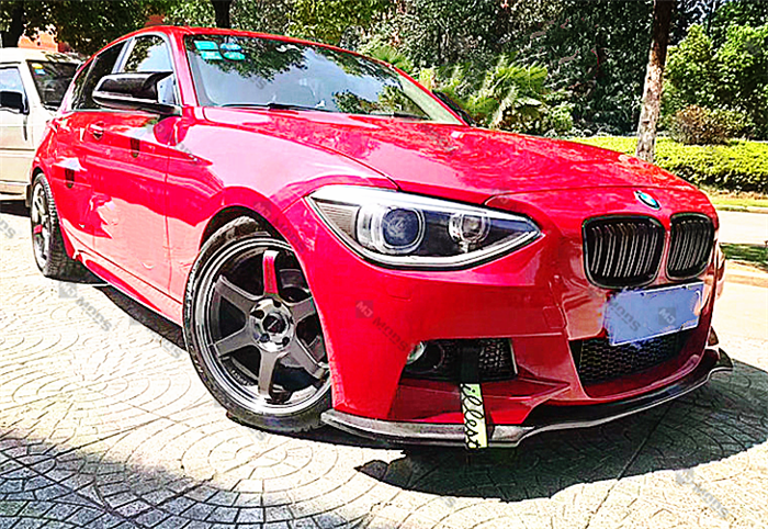 Carbon Fibre Front Bumper Lip for BMW 1 Series【F20 116/118/125 M Sport & M135】【2011-2015】PRE (4320994820170)