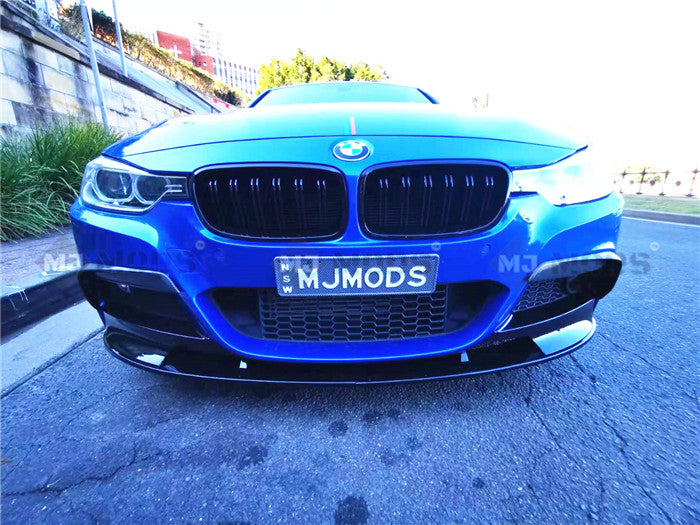 ABS Glossy Black Front Bumper Lip for BMW【F30 F31 M SPORT】340i 335i 330i 328i (4812095127626)