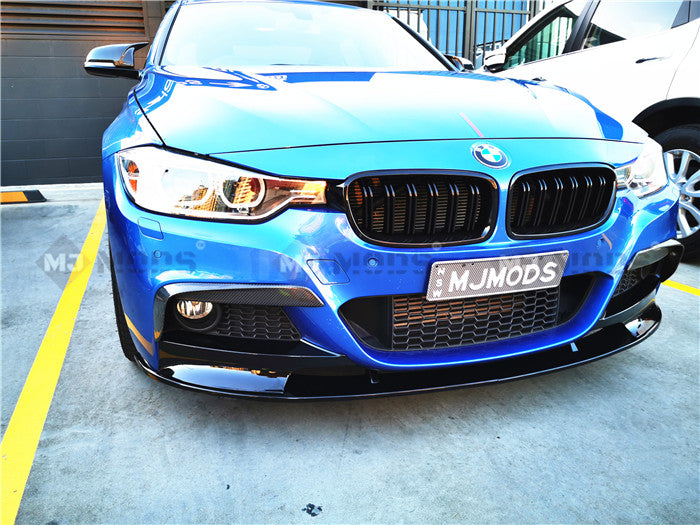 ABS Glossy Black Front Bumper Lip for BMW【F30 F31 M SPORT】340i 335i 330i 328i (4812095127626)