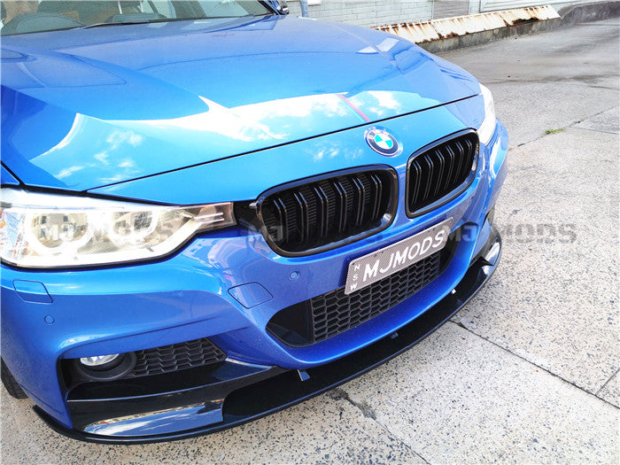 ABS Glossy Black Front Bumper Lip for BMW【F30 F31 M SPORT】340i 335i 330i 328i (4812095127626)