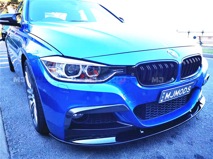 ABS Glossy Black Front Bumper Lip for BMW【F30 F31 M SPORT】340i 335i 330i 328i (4812095127626)