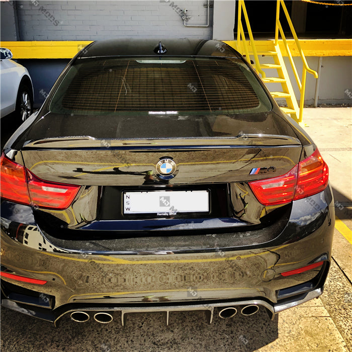 Carbon Fibre Rear Boot Spoiler Fit for BMW M Series【F82 M4】【CS style】 (4902519767114)