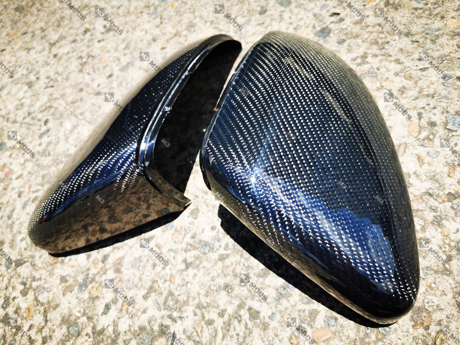 Carbon Fibre Mirror Cover For Volkswagen VW GOLF 7 7.5 MK 7 MK 7.5 Replacement (3790768603210)