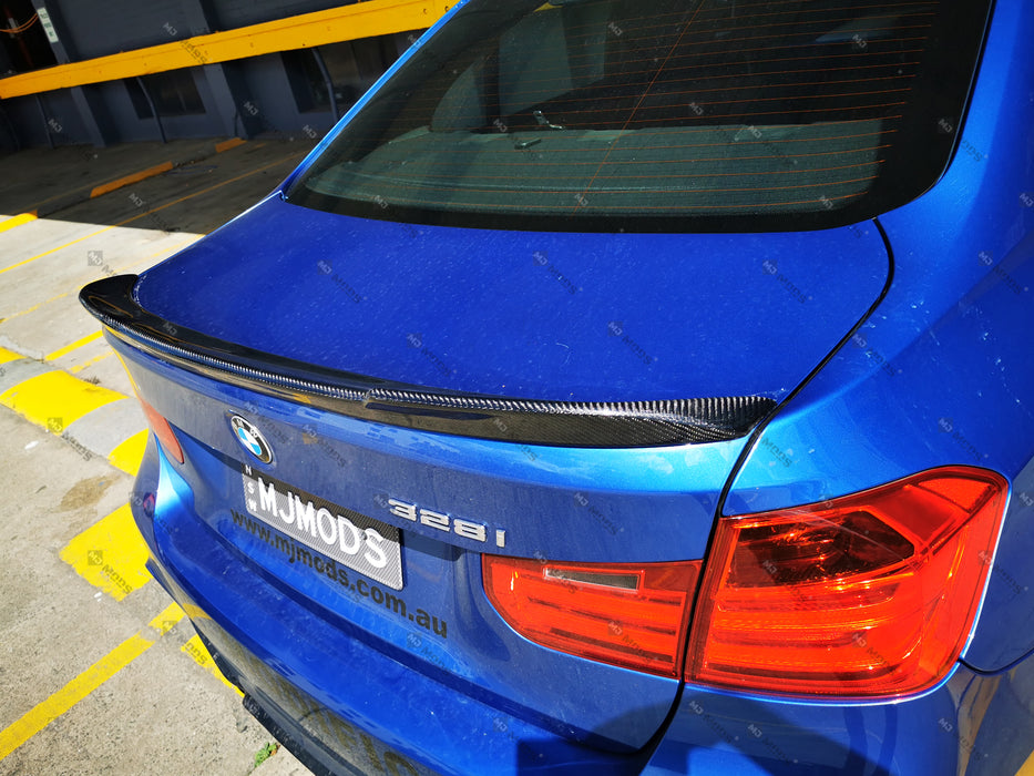 Carbon Fibre Rear Boot Spoiler for BMW【F30 F80 M3 316i/318i/320i/320d/328i/330i/330e/335i/340i】【CS】 (4453608620106)