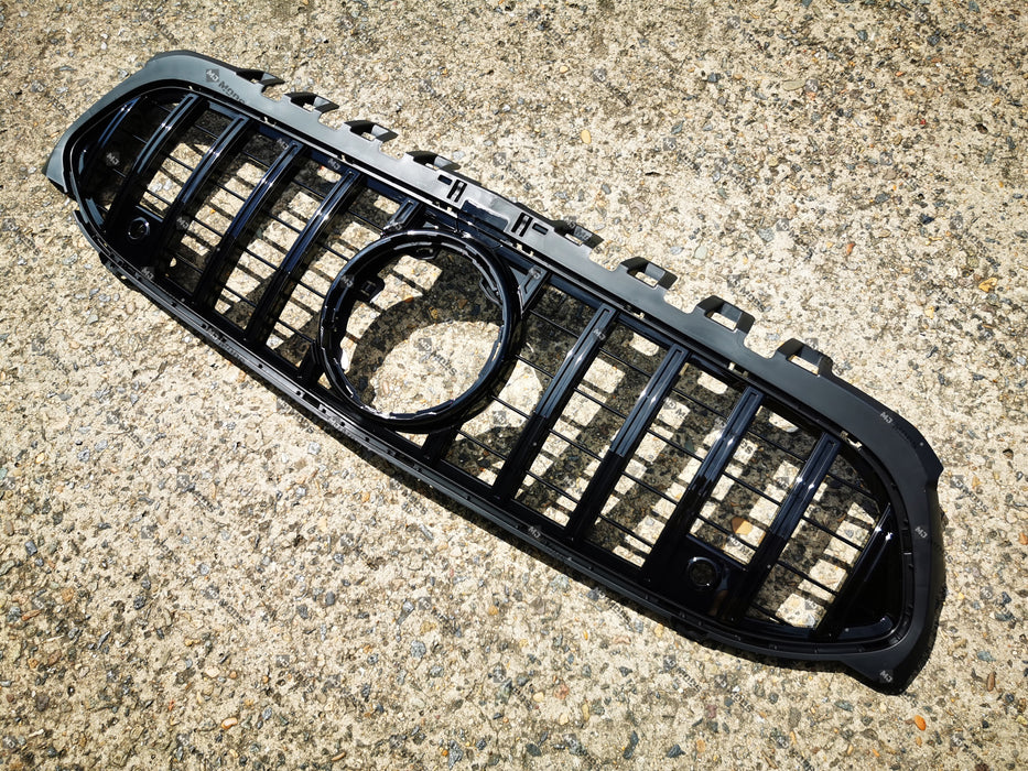 Grille For MERCEDES BENZ A Class【W177 A180/200/250 A35 A45】【2018+】【GT BK】 (4169084239946)