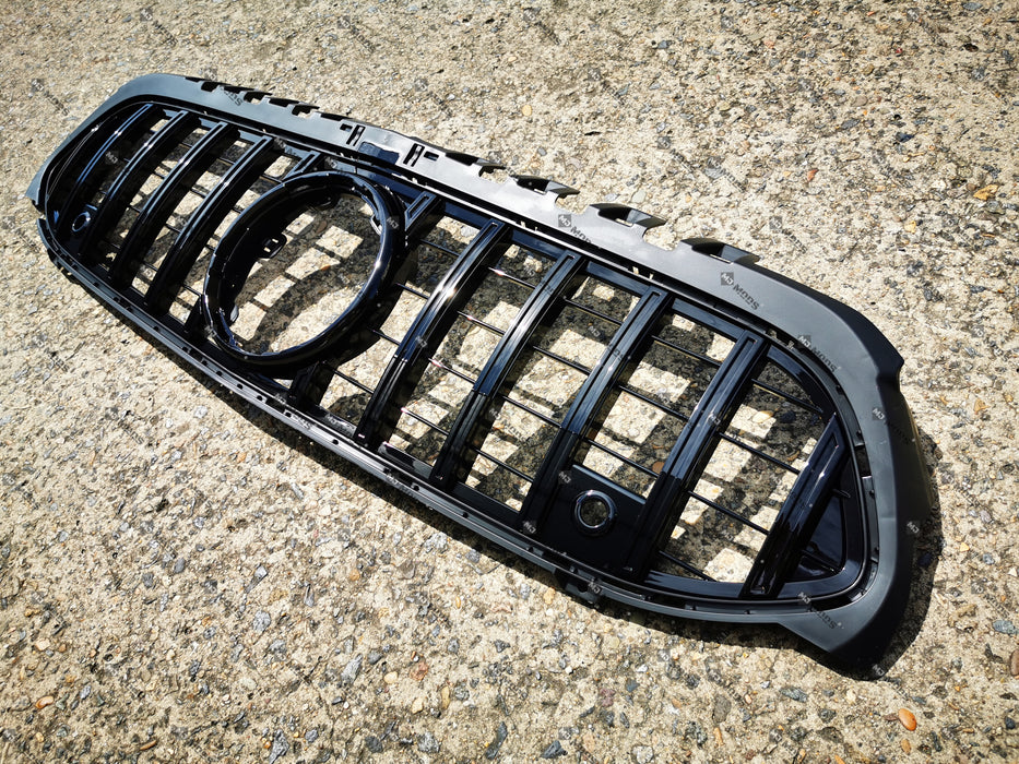 Grille For MERCEDES BENZ A Class【W177 A180/200/250 A35 A45】【2018+】【GT BK】 (4169084239946)