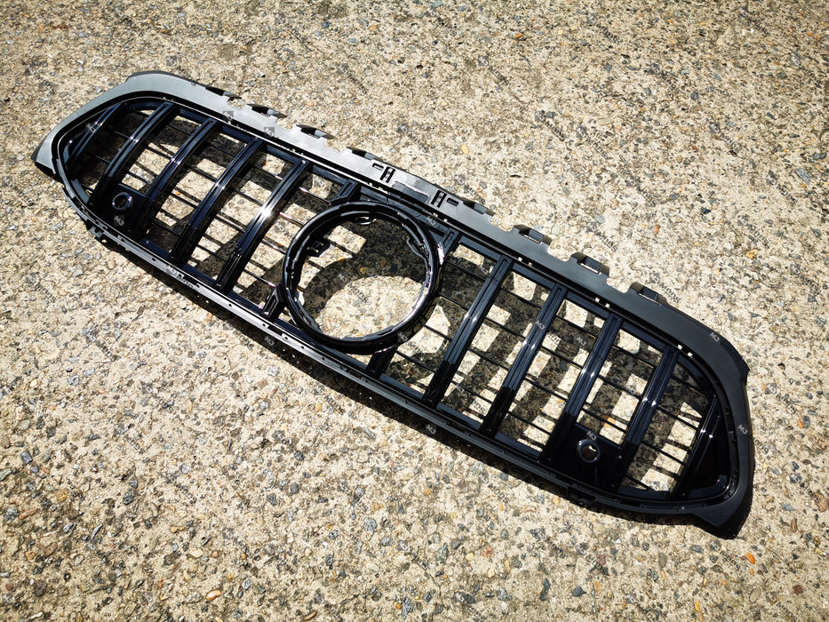 Grille For MERCEDES BENZ A Class【W177 A180/200/250 A35 A45】【2018+】【GT BK】 (4169084239946)