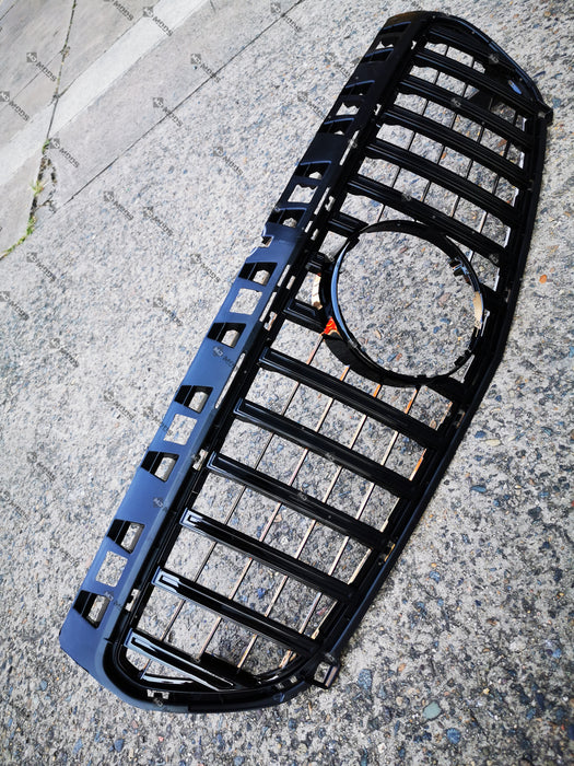 ABS Front Grille For MERCEDES BENZ【W176 A180/200/250 A45 AMG】12-15【GT BK】 (6575523037258)