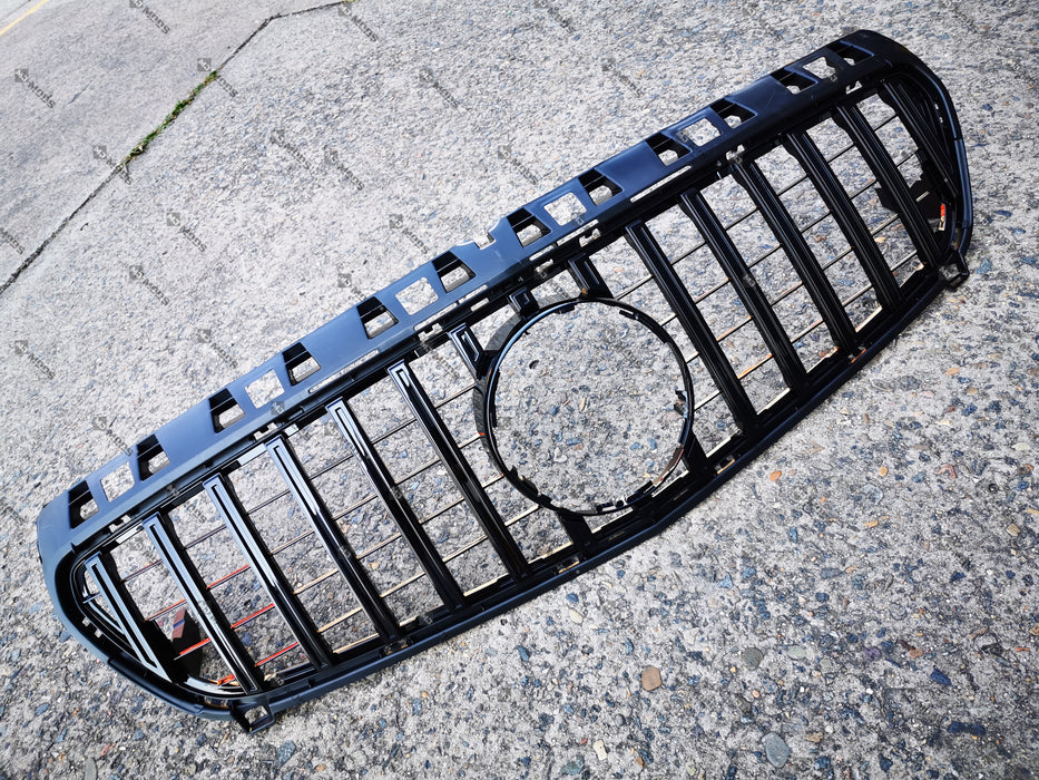 ABS Front Grille For MERCEDES BENZ【W176 A180/200/250 A45 AMG】12-15【GT BK】 (6575523037258)