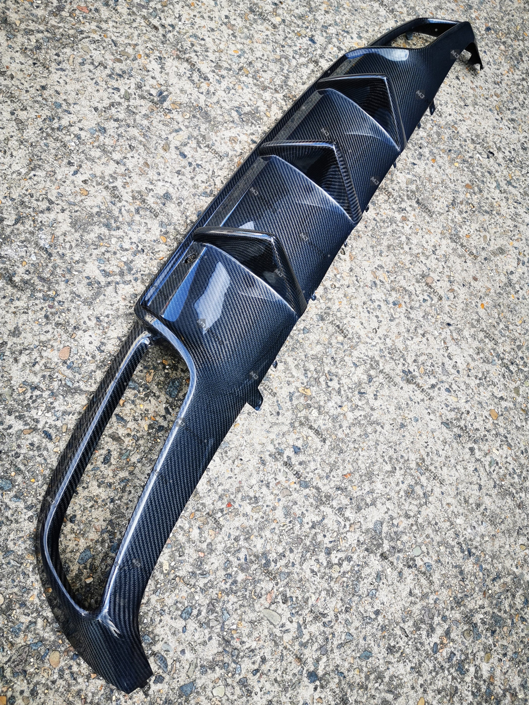 Carbon Fibre Rear Diffuser For MERCEDES BENZ【C205/A205】【C200/220/250/3 ...