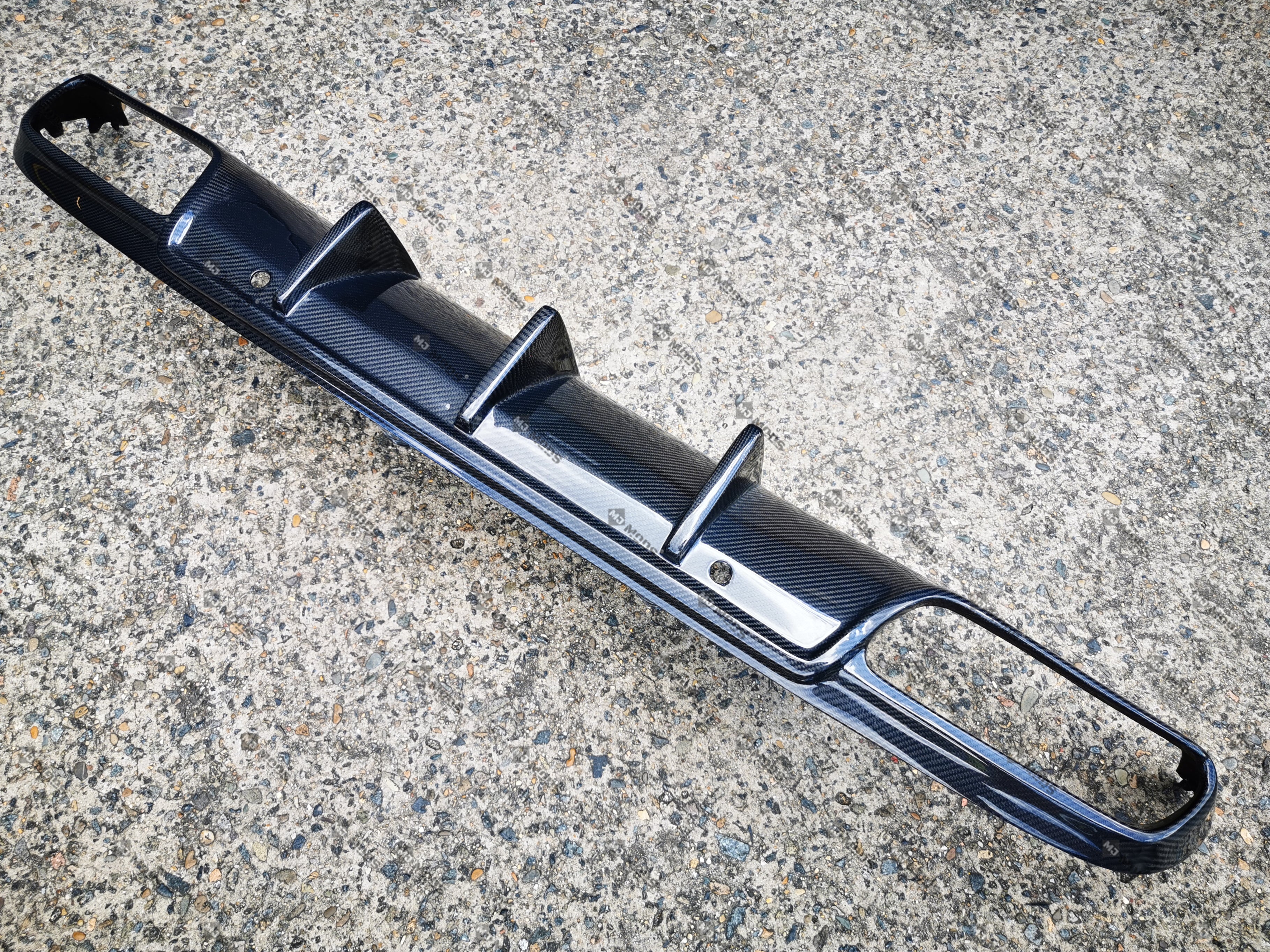 Carbon Fibre Rear Diffuser For MERCEDES BENZ【C205/A205】【C200/220/250/3 ...