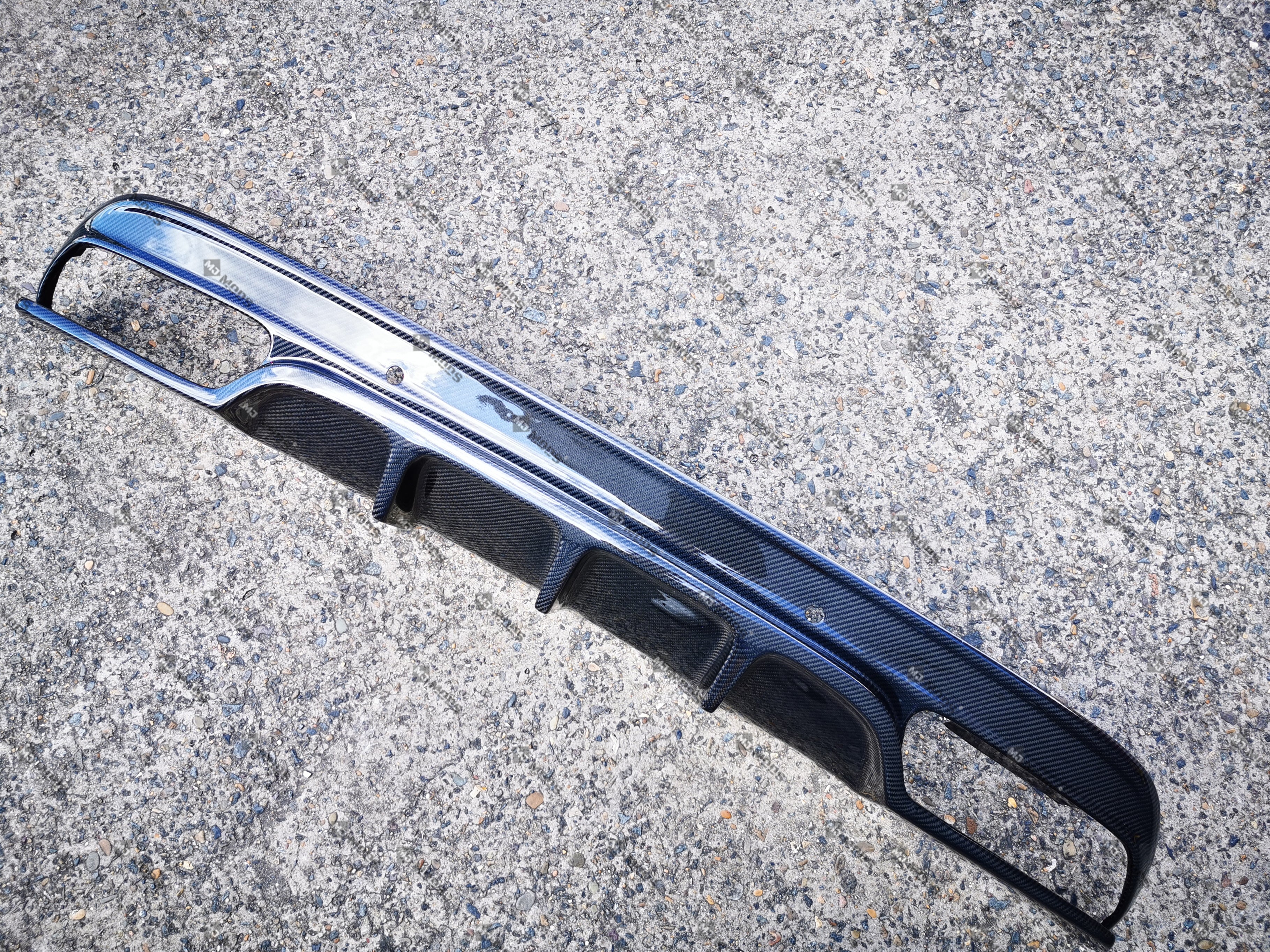 Carbon Fibre Rear Diffuser For MERCEDES BENZ【W205/S205】【C200/220/250/3 ...