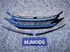 ABS Glossy Black Front Grille for Honda Civic 10th Gen Sedan Hatch 2016-2019 -- Honeycomb Type (4293089460298)