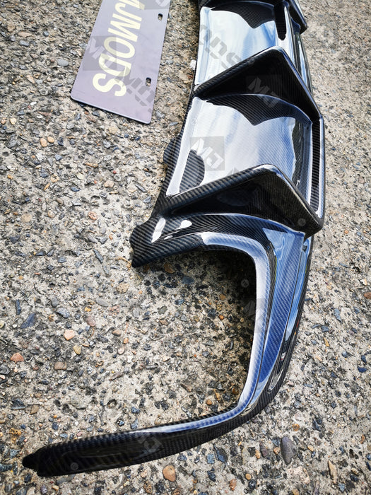 Carbon Fibre Rear Diffuser for Mercedes-Benz【C117 X117】【CLA45 CLA200/220/250 AMG Bumper】FD Style (3787527848010)