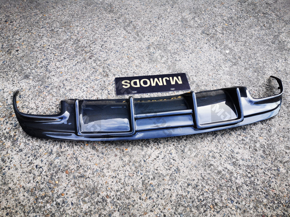 Carbon Fibre Rear Diffuser for Mercedes-Benz【C117 X117】【CLA45 CLA200/220/250 AMG Bumper】FD Style (3787527848010)