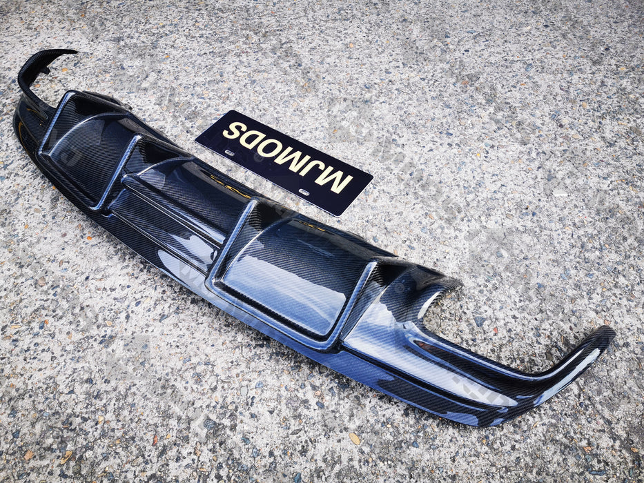 Carbon Fibre Rear Diffuser for Mercedes-Benz【C117 X117】【CLA45 CLA200/220/250 AMG Bumper】FD Style (3787527848010)