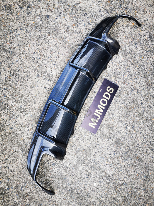 Carbon Fibre Rear Diffuser for Mercedes-Benz【C117 X117】【CLA45 CLA200/220/250 AMG Bumper】FD Style (3787527848010)
