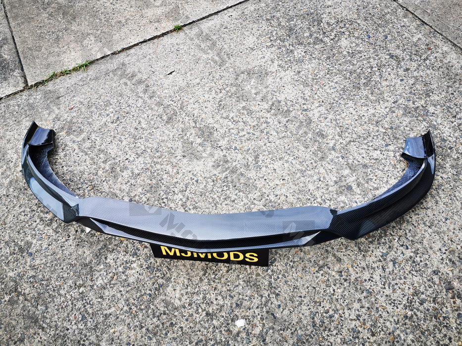 Carbon Fibre Front Lip For MERCEDES BENZ【C117 X117】【CLA45 200/220/250 AMG】13-16【R1】 (3787533451338)