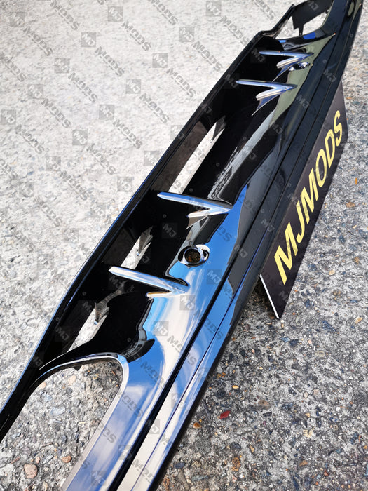 ABS Rear Diffuser For MERCEDES BENZ【W205/S205 C200/220/250/300/350 AMG C43 C63】4 Door【C63 S Style】 (4757435482186)