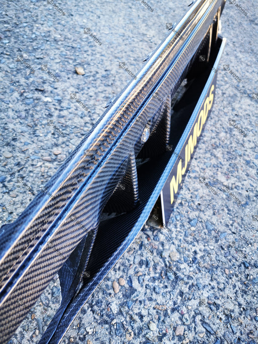 Carbon Fibre Rear Diffuser For MERCEDES BENZ【 W205 / S205 C200/220/250/300/350 AMG C43 AMG C63 AMG S】【2019+】【4 Door Sedan - C63S facelift Style】 (6571544510538)