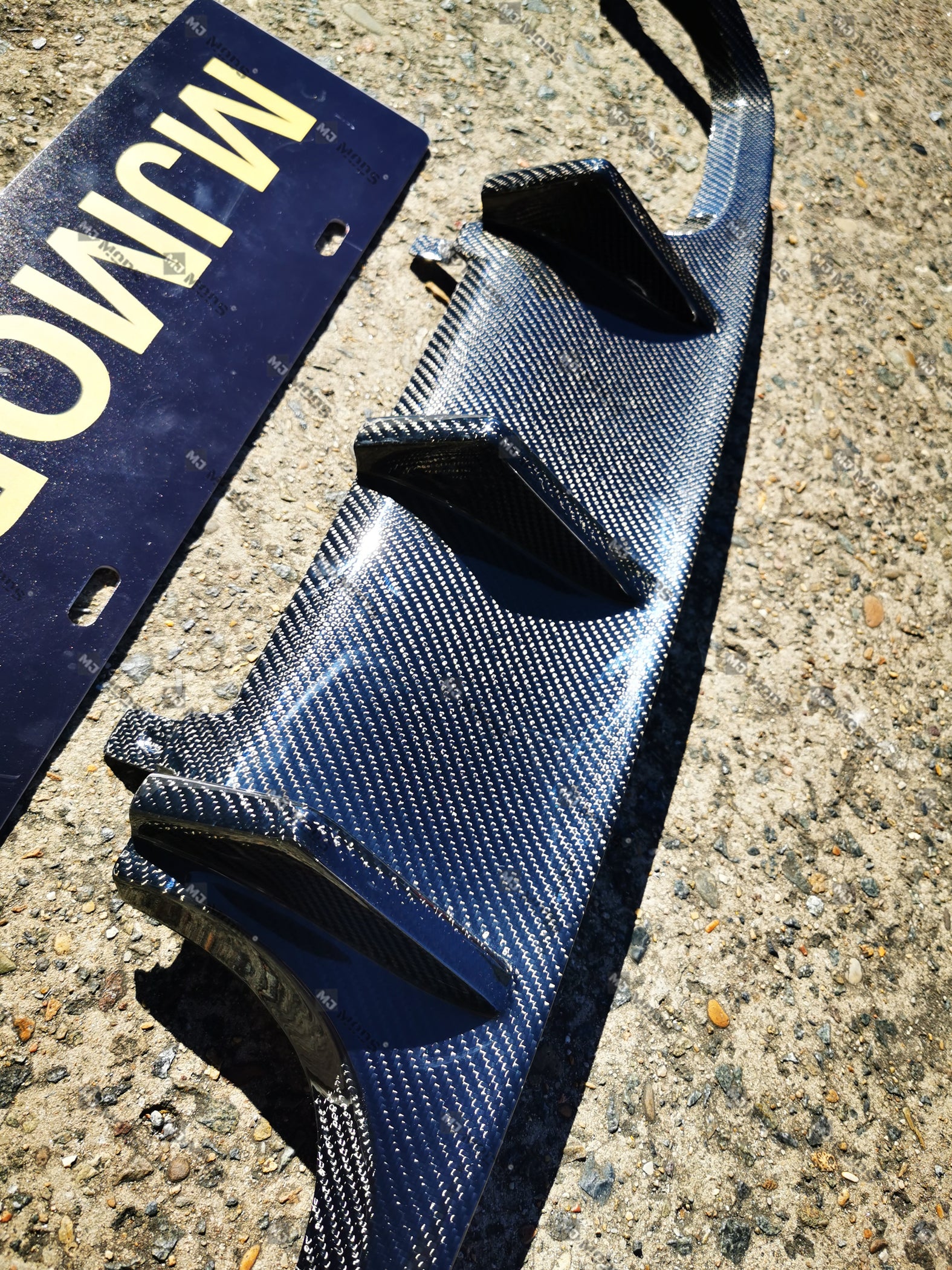 For BMW F80 M3 & F82 F83 M4 Carbon Fibre Rear Bumper Diffuser MP Style ...