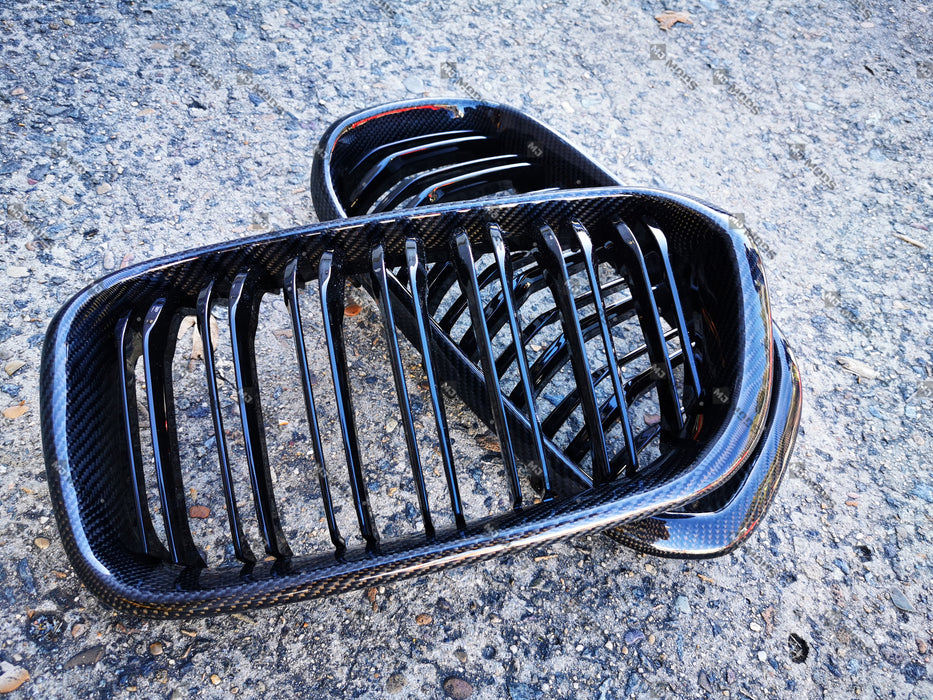 Carbon Fibre Front Grille for BMW 1 Series【F20 M135 125/118i/116】【2011-2015】Pre (4902449446986)