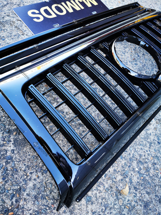 Front Grille Fit For Mercedes Benz【W463 G63 G55 G350 G400】【2011+】【GT BK】 (6586634895434)