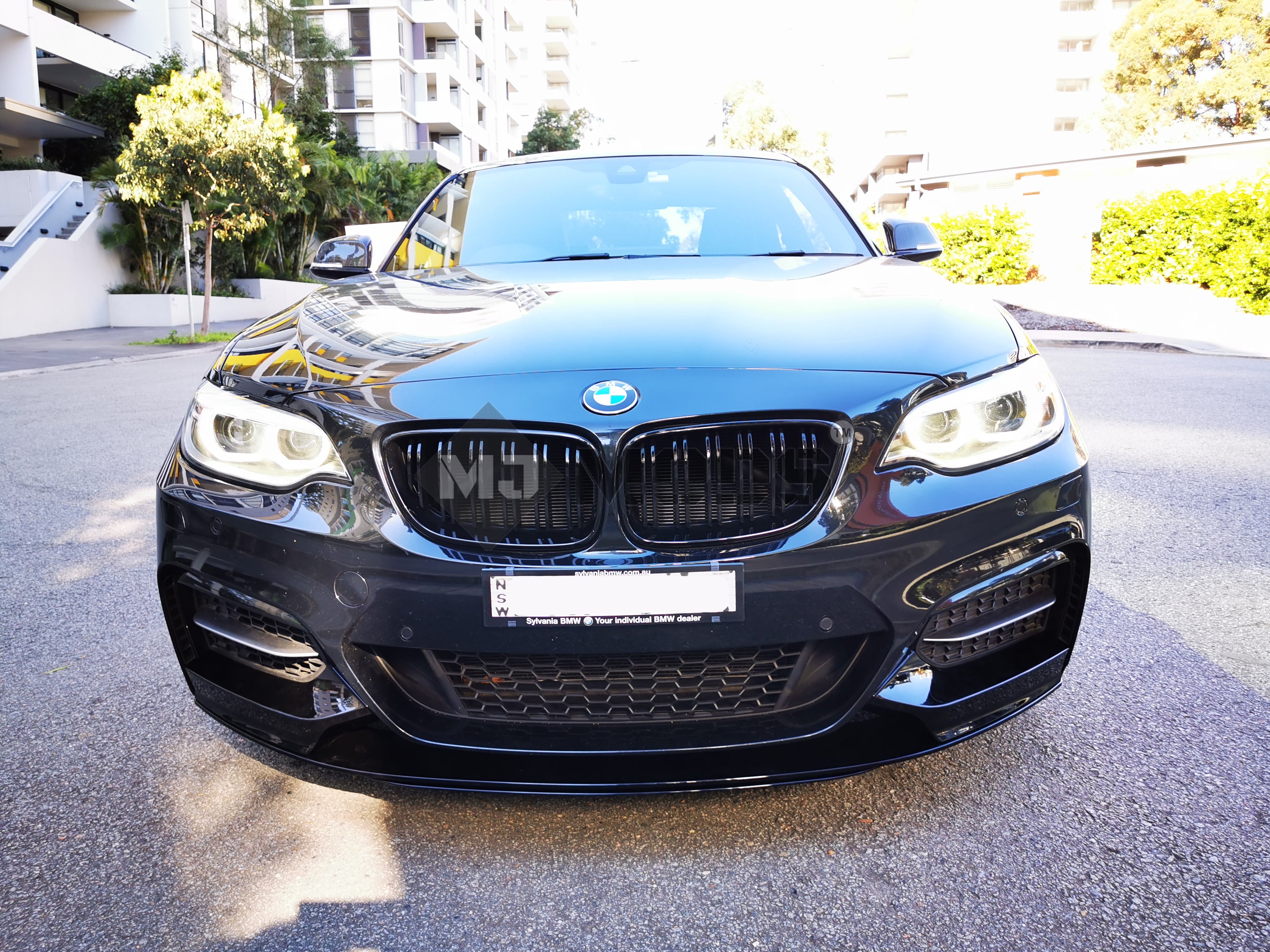 ABS Glossy Black Front Grille For BMW【F22/F23 M240/M235 230/228/225/22 ...
