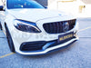 Front Grille Fit For Mercedes Benz【W205 S205 C205 A205 C63 AMG S】【2015+】【GT BK】 (4348059091018)