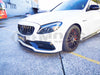 Carbon Fibre Front Bumper Lip for Mercedes-Benz 【W205 S205 C63 AMG S】2015+【4 Door-FD Type】 (4343653335114)