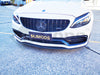 Carbon Fibre Front Bumper Lip for Mercedes-Benz 【W205 S205 C63 AMG S】2015+【4 Door-FD Type】 (4343653335114)