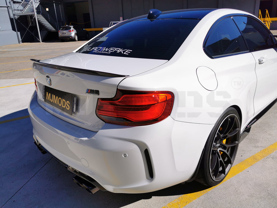 CARBON FIBRE BOOT LIP SPOILER FOR BMW【F22 M240/M235 230/228/225/220 F87/M2】【P】 (3766098690122)