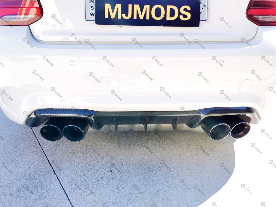 Carbon Fibre Rear Bumper Diffuser for BMW F87 M2/M2C 【Standard Edition & Competition Edition】【MP Type】 (4345161056330)