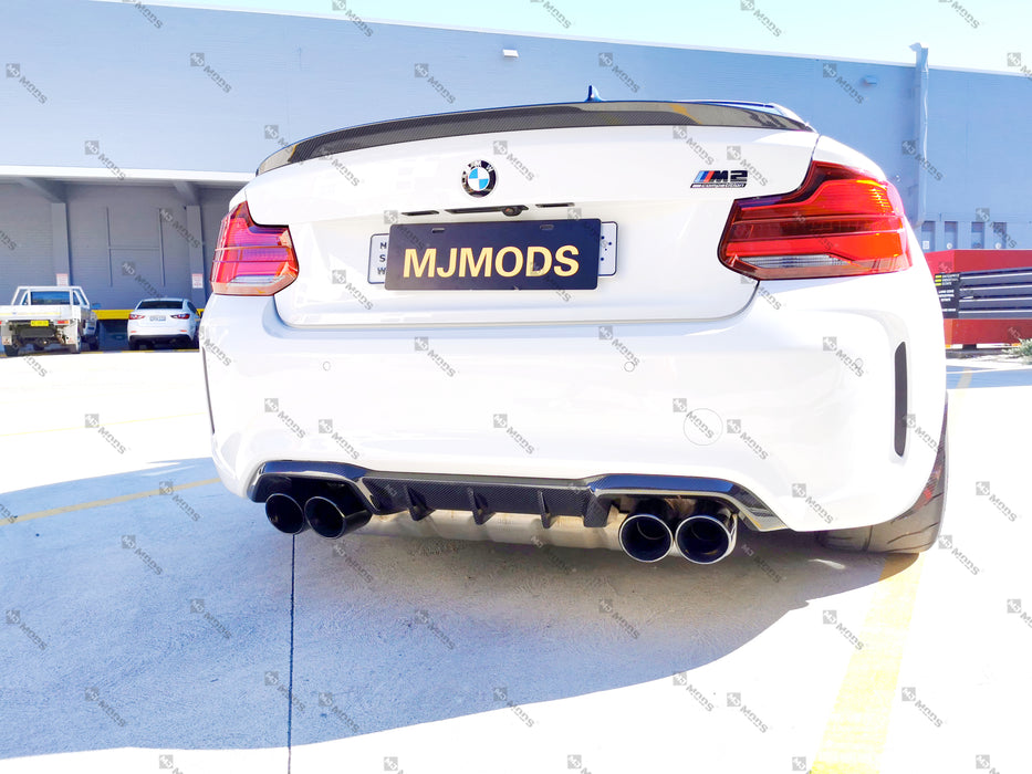 Carbon Fibre Rear Bumper Diffuser for BMW F87 M2/M2C 【Standard Edition & Competition Edition】【MP Type】 (4345161056330)