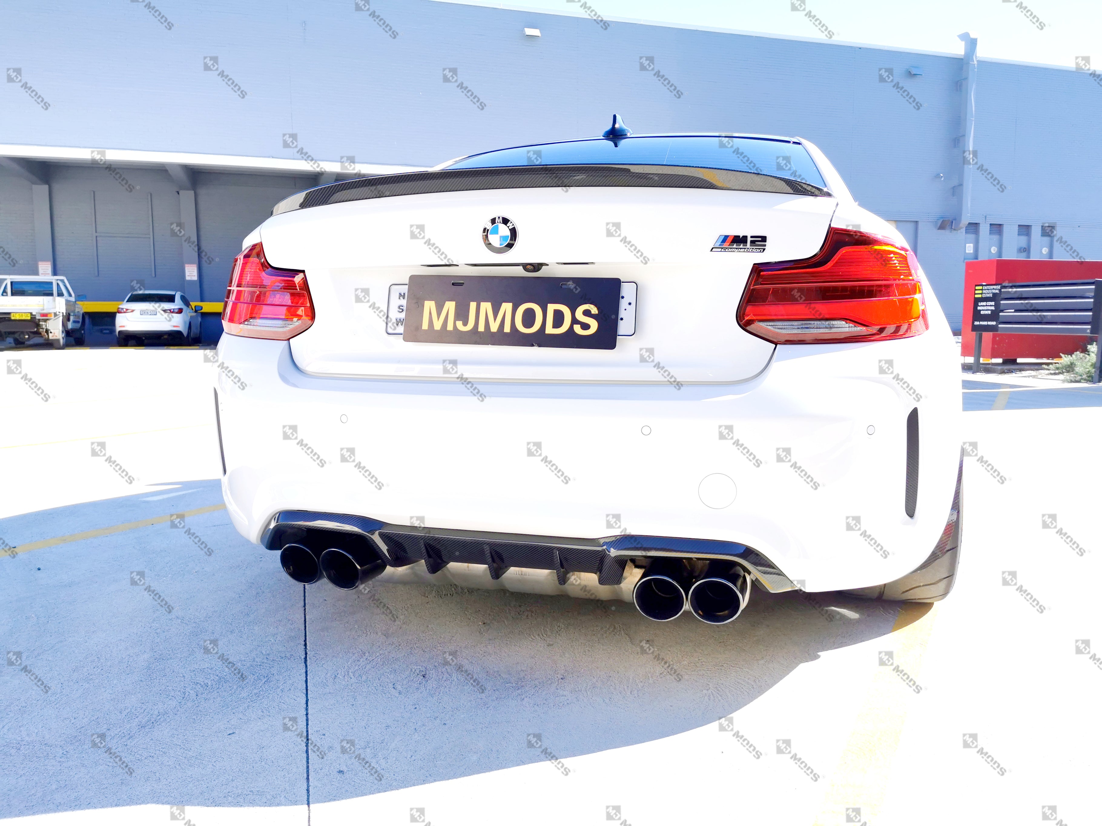 M Performance OEM Style Rear Diffuser for BMW F87 M2 Competition — MJ Mods
