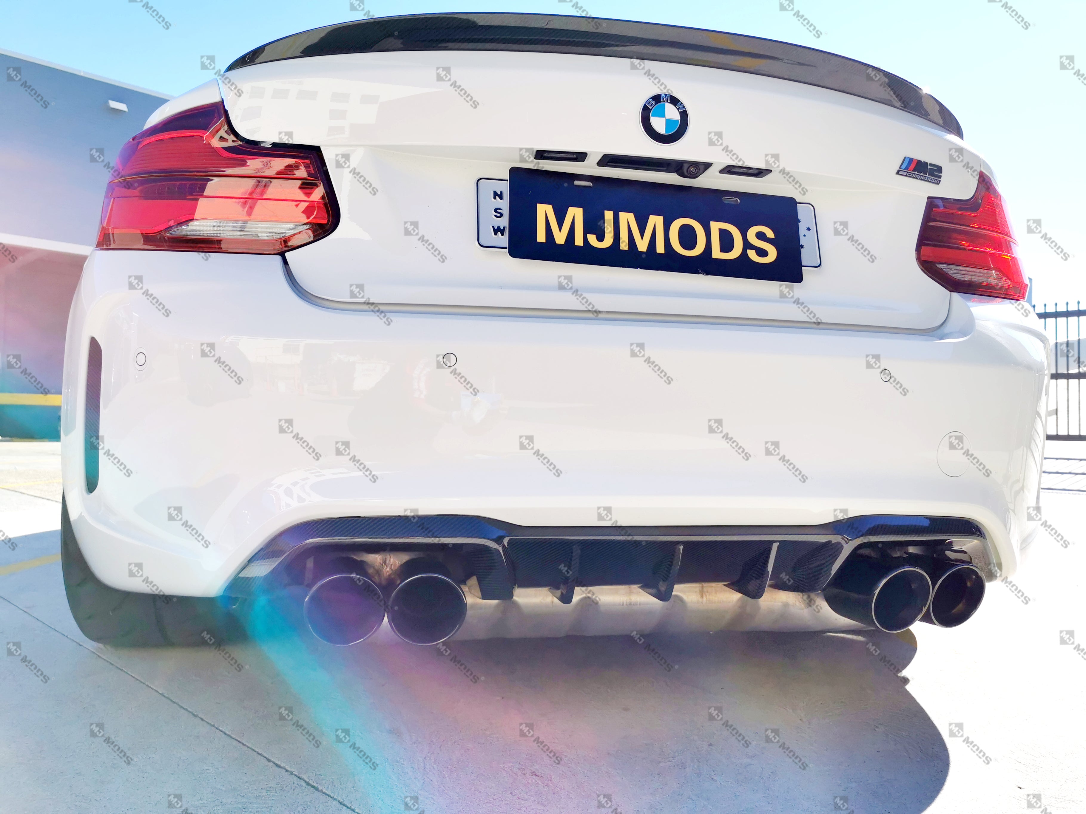 M Performance OEM Style Rear Diffuser for BMW F87 M2 Competition — MJ Mods