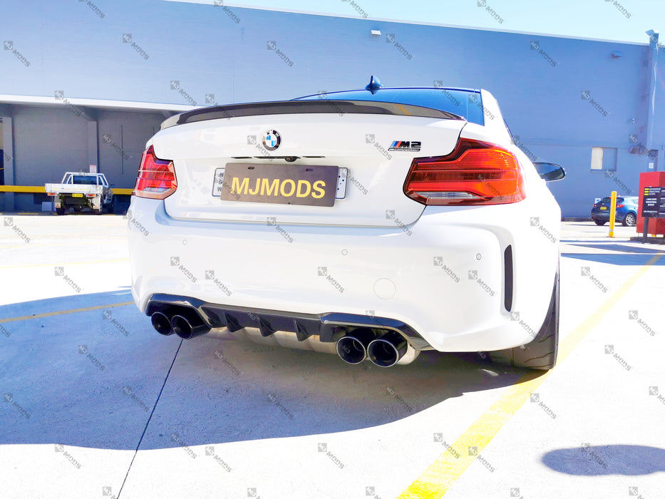 Carbon Fibre Rear Bumper Diffuser for BMW F87 M2/M2C 【Standard Edition & Competition Edition】【MP Type】 (4345161056330)