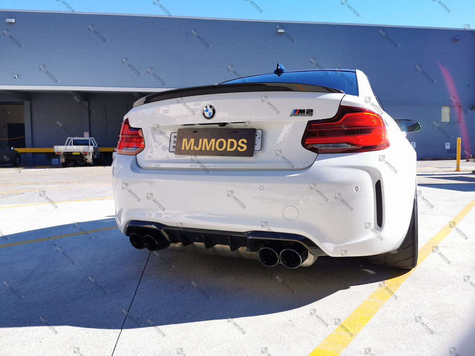 Carbon Fibre Rear Bumper Diffuser for BMW F87 M2/M2C 【Standard Edition & Competition Edition】【MP Type】 (4345161056330)