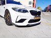 Carbon Fibre Front Bumper Lip for BMW F87 M2C【Competition Edition】【M2C-MP Style】 (4345193889866)