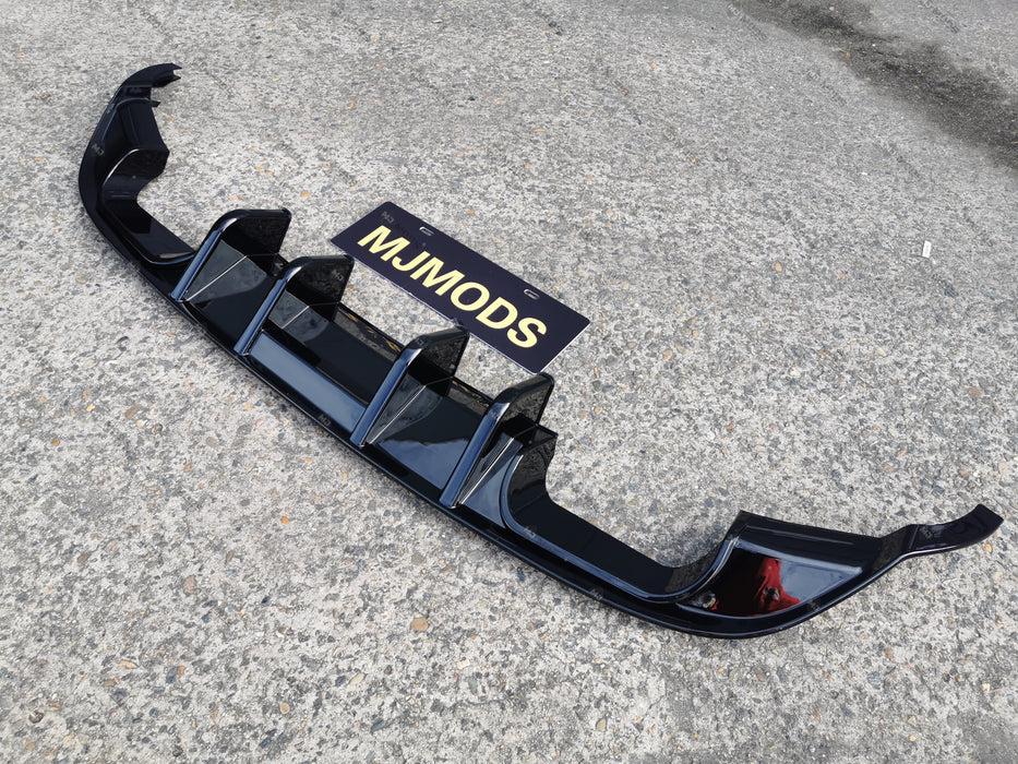 【CS Style】ABS Glossy Black Rear Diffuser For VOLKSWAGEN【Golf 7.5 R】2012+ (6624329728074)