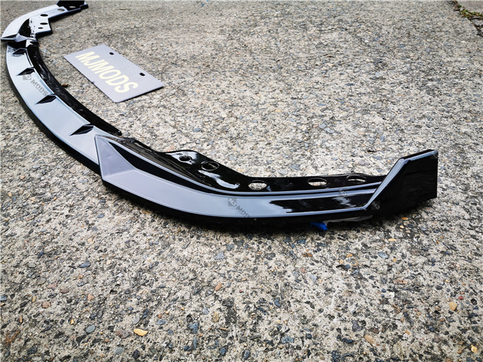 ABS GLOSSY BLACK FRONT BUMPER LIP fit for BMW【G20/G21 M340 330/320 M Sport】【FD】 (4648642510922)