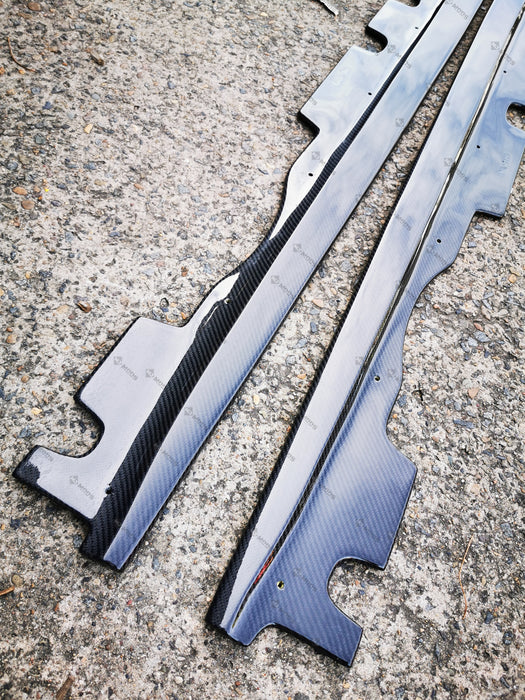 Carbon Fiber Side Skirts For BMW【E90 E92 E93 M3】 (6626429829194)