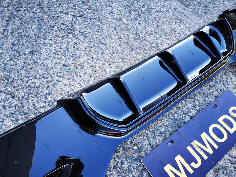 ABS Glossy Black Rear Bumper Diffuser for BMW 1 Series【F20 M140/M135 & 125/120/118 M Sport】【2015-2019】LCI/LCI-2【left】 (6643015286858)
