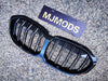 ABS Glossy Black Front Grille Fit For BMW 1 Series【F40 118i 128ti M135i】2019+【GT Style】 (6666560634954)