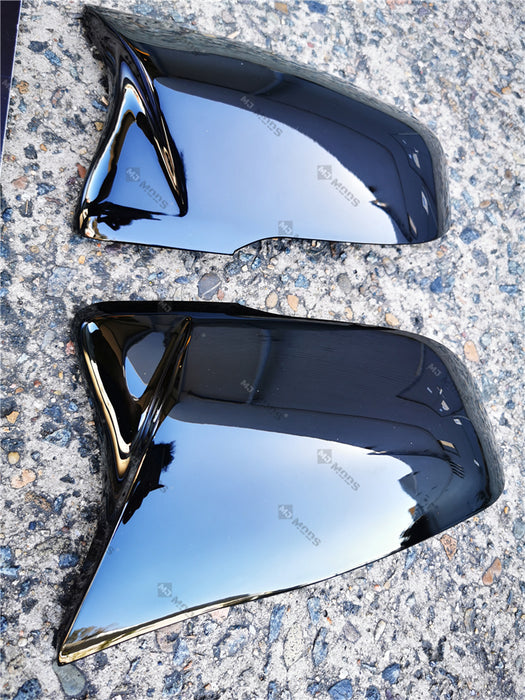 ABS Glossy Black Mirror Cover For BMW F40 F44 F46 F48 1 M135i 2 Series Gran Coupe X1 (6546679234634)