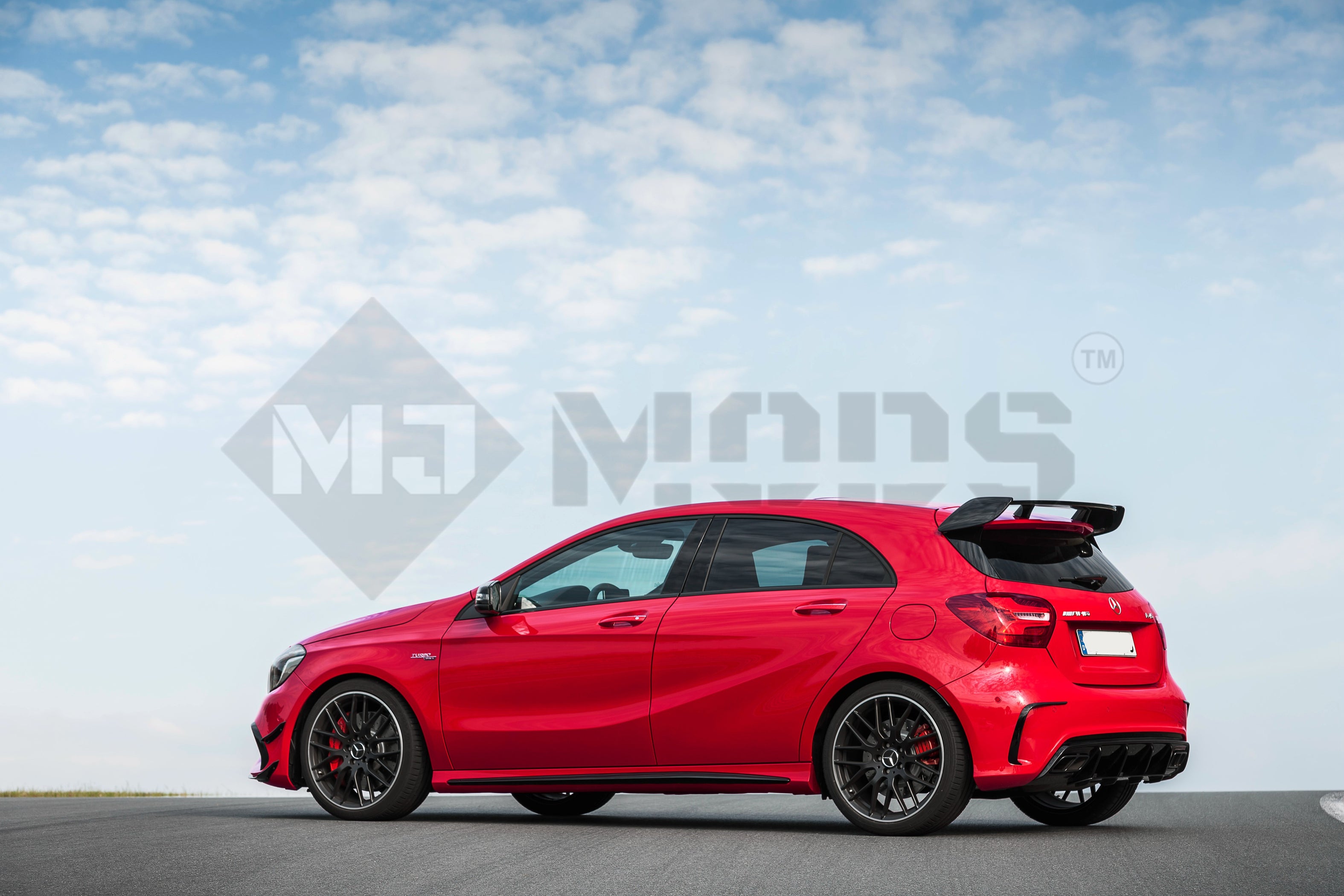 ABS Glossy Black Rear Diffuser For MERCEDES BENZ A-CLASS【W176 A45 AMG ...